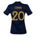 Frankrijk Kingsley Coman #20 Voetbalkleding Thuisshirt Dames WK 2022 Korte Mouwen